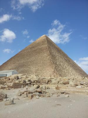 埃及, 金字塔, 吉萨金字塔, 石头, 沙漠, 古代, 金字塔