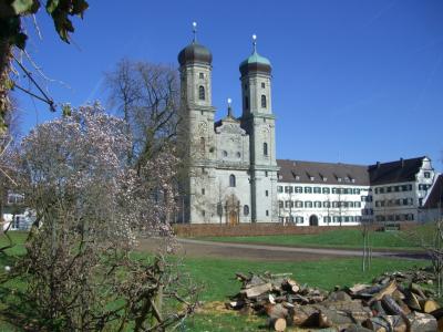 城堡教会, 希哈芬, 花园, 春天