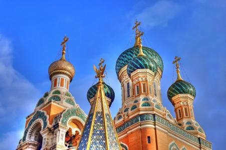 吸引力, 大教堂, 教会, 从历史上看, 具有里程碑意义, 莫斯科主教, 东正教