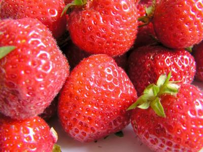 水果, 浆果, 草莓, 甜, 原始, 水果, 红色