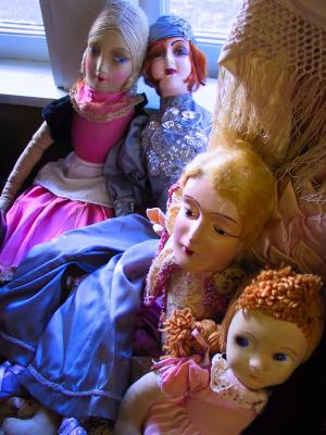 团体娃娃, 古董娃娃, 娃娃, 复古娃娃, 幽灵, 老, 玩具娃娃