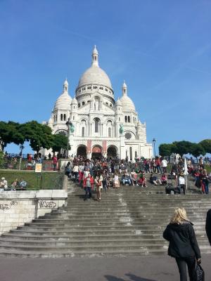 巴黎, 法国, 教会, 蒙马特尔, 纪念碑, 游客