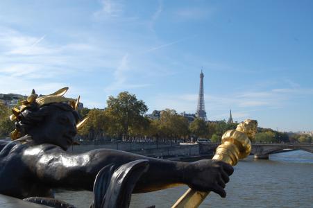 巴黎, 亚历山大桥梁, 法国, 埃菲尔铁塔, 杜邦亚历山大, 纪念碑, 河流