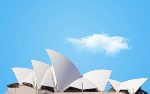 建筑, 澳大利亚, 建设, 屋顶, 天空, 悉尼, 悉尼歌剧院