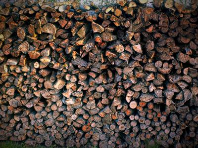 木头堆, 木材, 堆积, 木柴, 梳线切割, 股票, 自然
