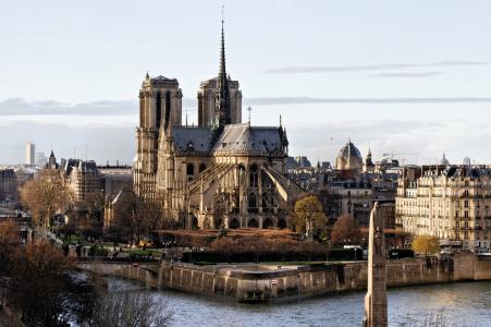 巴黎圣母玛利亚, 塞纳河, 大教堂, 宗教, 塔, 建筑, 天主教