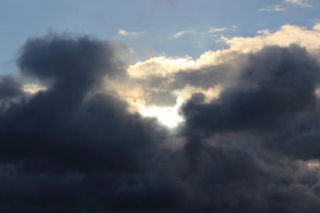 云彩, 天空, 乌云, 前台的细节