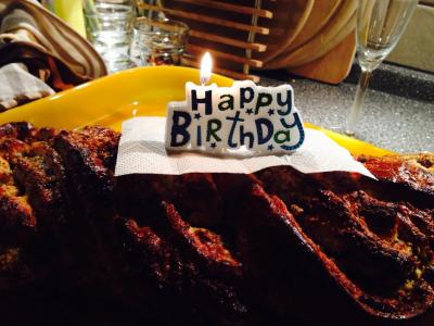 生日, 蜡烛, 普莱特, 蛋糕, 烘烤, 问候