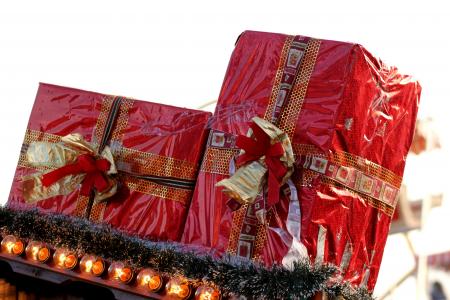 礼物, 圣诞节, 包装, 回路, 装饰, 包装, 作