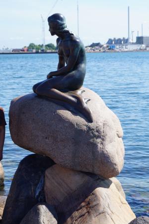 小美人鱼, 丹麦, 弛豫, 哥本哈根, 美人鱼, 雕像, 具有里程碑意义