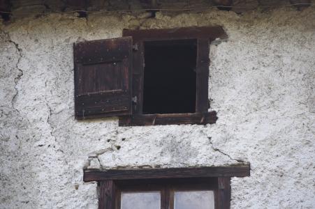 窗口, 木材, 乡村