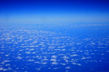云彩, 天空, 飞, 在云端, 蓝色, 自然, 空气