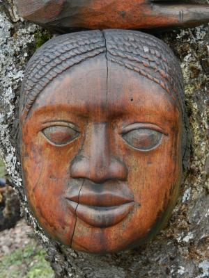 木雕, 肖像, afrikanerin
