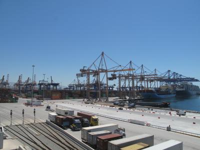端口, 航运, 船舶, 货物, 容器, 码头, 港口