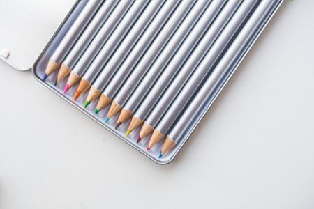 彩色的铅笔, 铅笔, 蜡笔, 蜡笔, 设备