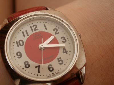 手表, 红色, 艺术, 时钟, 捷克语, 一个, 两个