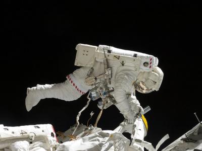 宇航员, 太空行走, 国际空间站, 工具, 西装, 包, 系绳