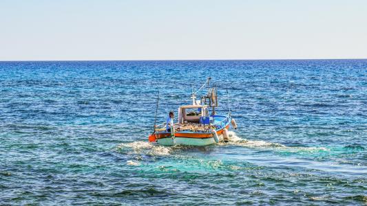 捕鱼, 渔船, 小船, 海, 传统, 渔夫, 塞浦路斯