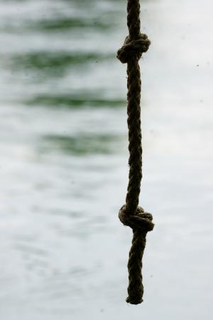 绳子, 露水, 结, 挂