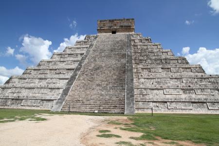 金字塔, 墨西哥, 废墟, 鸡察, 玛雅, 阿兹特克, 考古学