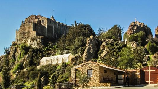 塞浦路斯, stavrovouni, 修道院, 第三世纪, 具有里程碑意义, 建筑
