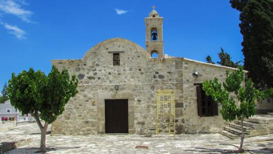 塞浦路斯, perivolia, 圣拉萨罗 leontios, 教会, 东正教, 建筑