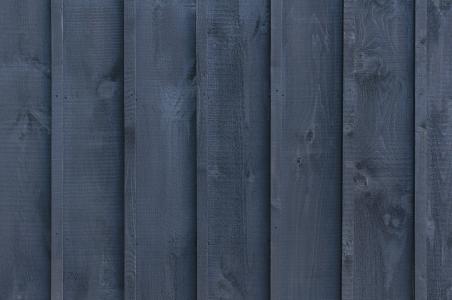 蓝色, 栅栏, 墙上, 木板, 木制