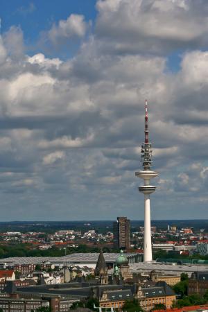 汉堡, 广播电视塔, 建设, 技术, 城市, 天空, 德国