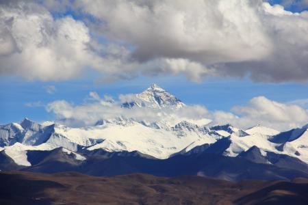 珠穆朗玛峰, 喜马拉雅山, 洛子峰, 珠穆朗玛, 全景, 徒步旅行, 徒步旅行