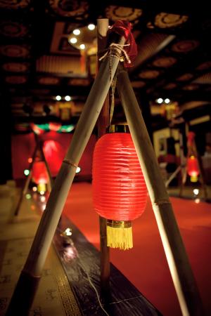 中国风, 婚礼, 红色, 装饰, 亚洲, 灯笼