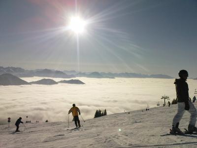 雾, 滑雪, 太阳, 梦想一天, 滑雪, 雪, 冬天