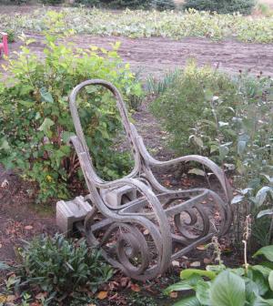 扶手椅, 花园, 秋天