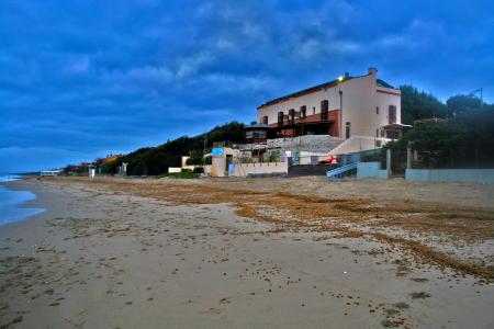 c, 意大利, 海岸, 海滩, 海边的房子