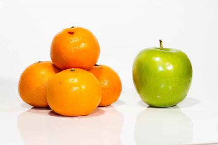 苹果, 橙色, 水果, 新鲜, 食品, 柑橘类水果, 橙色-水果