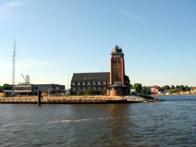 汉堡, 端口, 引航站, 易北河, 建筑, 著名的地方