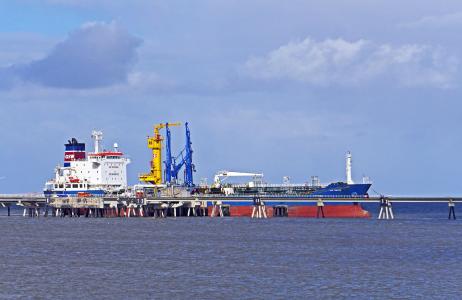 wilhelmshaven, 东海大桥, 油轮, 放电, 油港, 原油, 深水