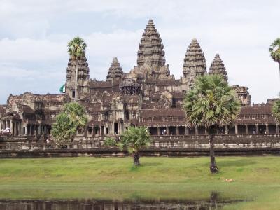 吴哥窟, 寺, 柬埔寨, 景观