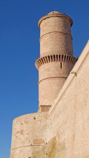 塔, 堡, 堡垒, 中世纪, 建设, 建筑, 马赛