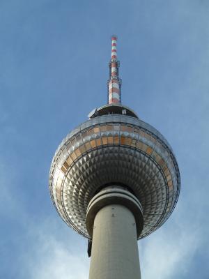 柏林, 广播电视塔, 天空, 建筑, 通信塔, 塔, 著名的地方