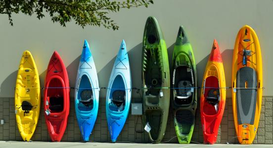 多彩, 皮艇, 出售, 水, 度假, 体育, 皮划艇