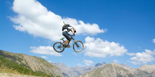 体育, 冒险, 自行车, 蓝蓝的天空, 访问, 鼓舞人心, 加油