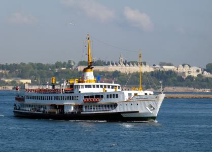 伊斯坦堡, 土耳其, 博斯普鲁斯海峡, 马尔马拉海, marmameer, 船舶, 航运