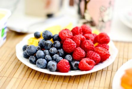 浆果, 浆果, 黑莓, 蓝莓, 特写, 美味, 饮食