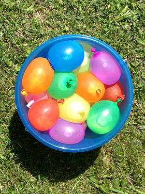 水, 气球, 深度收费, 气球, 夏季, 假日, 假期