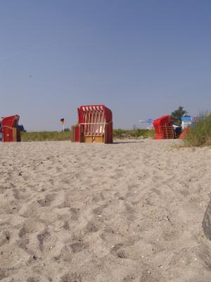 蓝色, 海滩, 沙子, 海岸, 沙滩椅, 假日