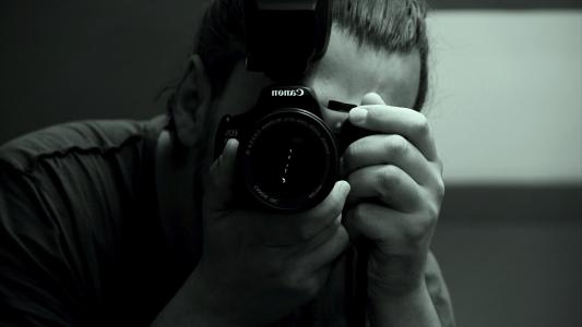 摄影师, 照片, 佳能, 相机, 摄影, 数字, 镜头