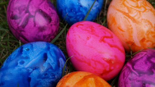 鸡蛋, 多彩, 颜色, 复活节彩蛋, 复活节, 彩蛋, 煮熟的鸡蛋