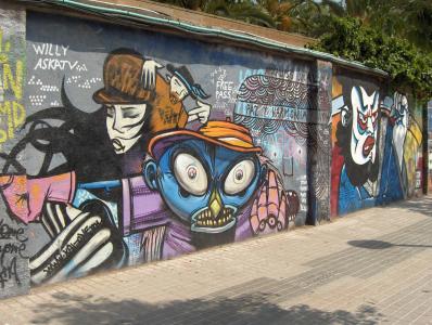 街头艺术, 巴塞罗那, 颜色