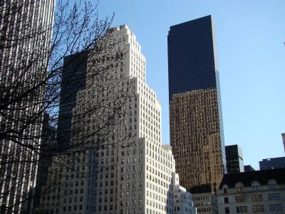 玻璃, 摩天大楼, 建设, 树, 反思, 结构, 城市