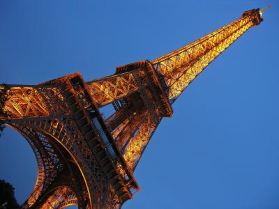 法国, 巴黎, 城市, 具有里程碑意义, 建筑, 感兴趣的地方, 晚上